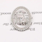 Fashion Simplicity Letter Hot Drill Brooch