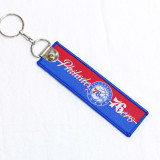 Fashion Daily Letter Embroidered Key Ring