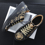 Fashion Casual Bandage Patchwork Closed Comfortable Shoes