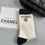 Fashion Casual Letter Patchwork Sock