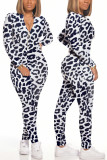 Fashion Casual Printed Long Sleeve Jumpsuit