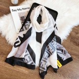 Vacation Letter Patchwork Scarf