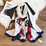 Vacation Letter Patchwork Scarf
