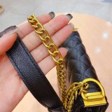 Casual Simplicity Solid Chains Bags