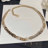 Street Letter Patchwork Chains Necklaces