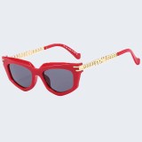 Street Letter Patchwork Sunglasses