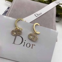 Simplicity Letter Rhinestone Earrings