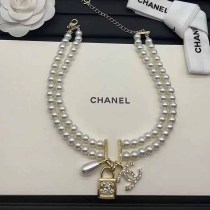 Celebrities Elegant Letter Pearl Necklaces