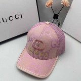 Street Simplicity Letter Patchwork See-through Hat