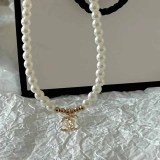 Elegant Simplicity Letter Chains Pearl Necklaces