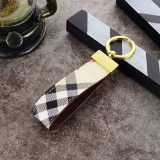 Simplicity Striped Patchwork Key Ring