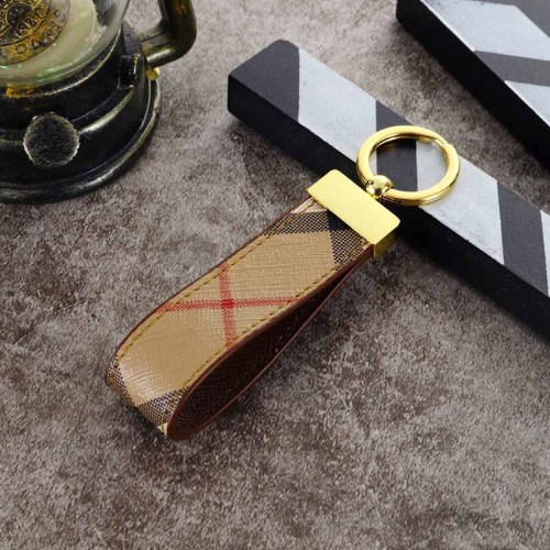 Simplicity Striped Patchwork Key Ring