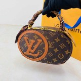 Celebrities Elegant Letter Patchwork Zipper Bags