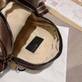 Street Letter Patchwork Zipper Bags