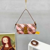Casual Simplicity Letter Patchwork Bags