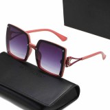 Street Simplicity Letter Patchwork Sunglasses(Without Box)