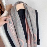 Casual Simplicity Letter Tassel Scarf