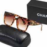 Simplicity Letter Patchwork Sunglasses(Without Box)