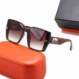 Casual Simplicity Letter Patchwork Sunglasses(Without Box)