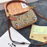 Casual Simplicity Letter Character Patchwork Zipper Bags