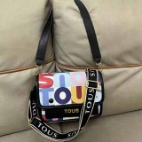 Casual Street Letter Patchwork Bags