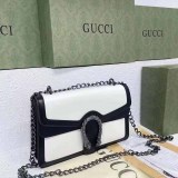 Casual Simplicity Geometric Patchwork Chains Bags