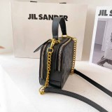 Street Daily Letter Chains Zipper Bags