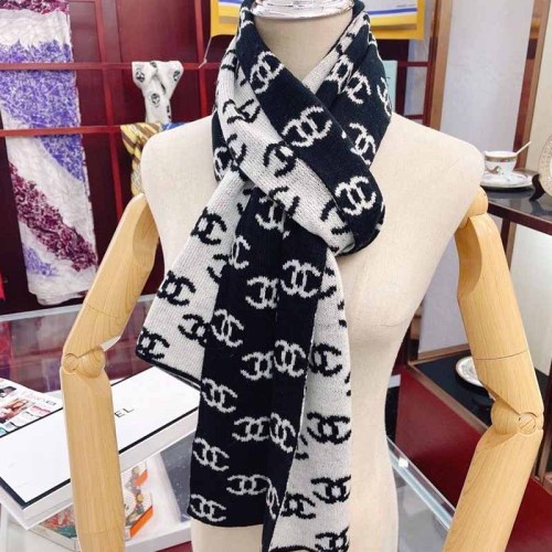 Casual Street Letter Patchwork Scarf