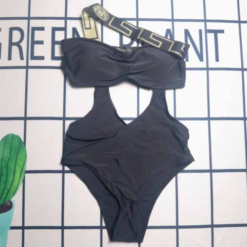 Sexy Simplicity Figure Geometric Hollowed Out Patchwork Swimwears