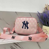 Casual Street Letter Embroidered Zipper Bags
