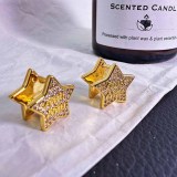 Street Simplicity Letter Patchwork Earrings