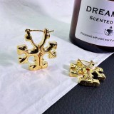 Street Simplicity Letter Patchwork Earrings