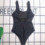Sexy Simplicity Letter Backless Swimwears
