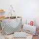 Casual Simplicity Plaid Patchwork Bags