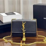 Casual Simplicity Letter Tassel Chains Bags