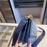 Casual Simplicity Letter Patchwork Zipper Bags