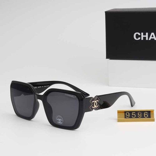Casual Simplicity Letter Patchwork Sunglasses
