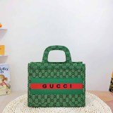 Casual Street Letter Patchwork See-through Zipper Bags