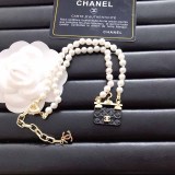 Celebrities Elegant Letter Patchwork Pearl Necklaces