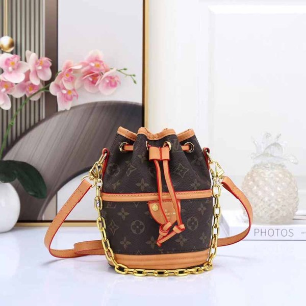 Casual Street Letter Patchwork Draw String Chains Bags