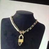 Celebrities Elegant Letter Chains Pearl Necklaces