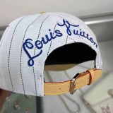Casual Street Letter Striped Patchwork Hat