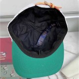 Casual Street Letter Striped Patchwork Hat