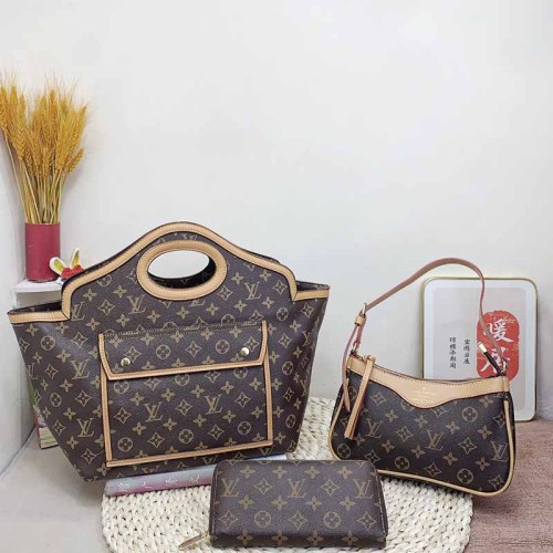 Street Elegant Letter Patchwork Zipper Bags