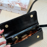 Daily Celebrities Solid Color Metal Accessories Trim Patchwork Bags