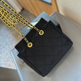 Casual Solid Color Metal Accessories Trim Patchwork Bags