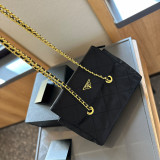 Casual Daily Solid Color Metal Accessories Trim Bags
