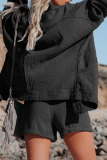 Sexy Casual Solid Patchwork Cardigan Collar Tops