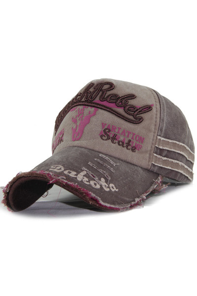Casual Sportswear Print Embroidered Make Old Split Joint Hat