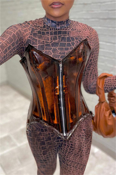 Fashion Sexy Solid Split Joint Asymmetrical Bustiers